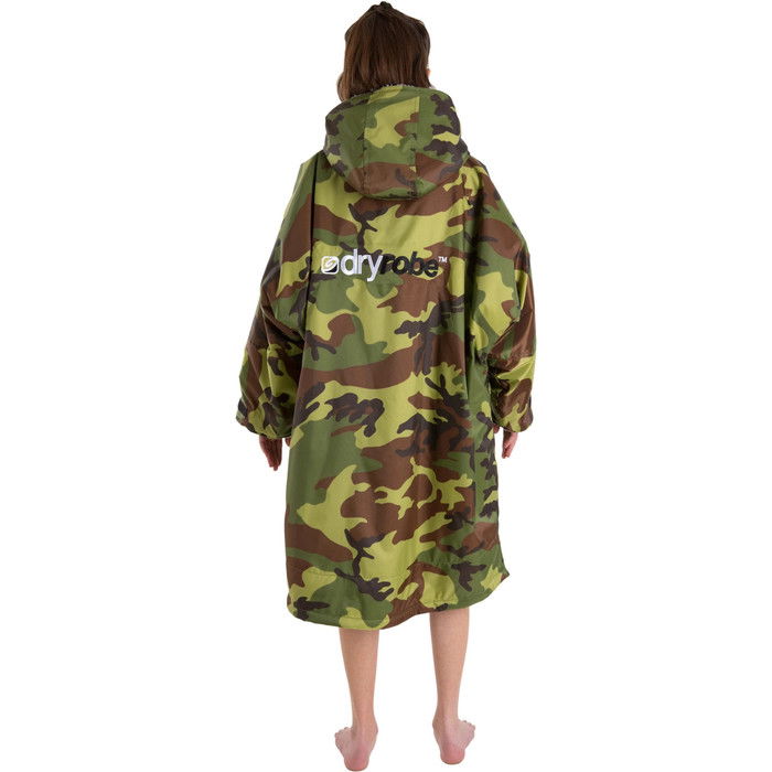 2023 Dryrobe Advance Junior Long Sleeve Changing Robe DR104 - Camo Grey